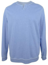 Tommy Bahama Men's Flipfield Abaco Reversible Pullover Sweatshirt Big Sky Blue Small
